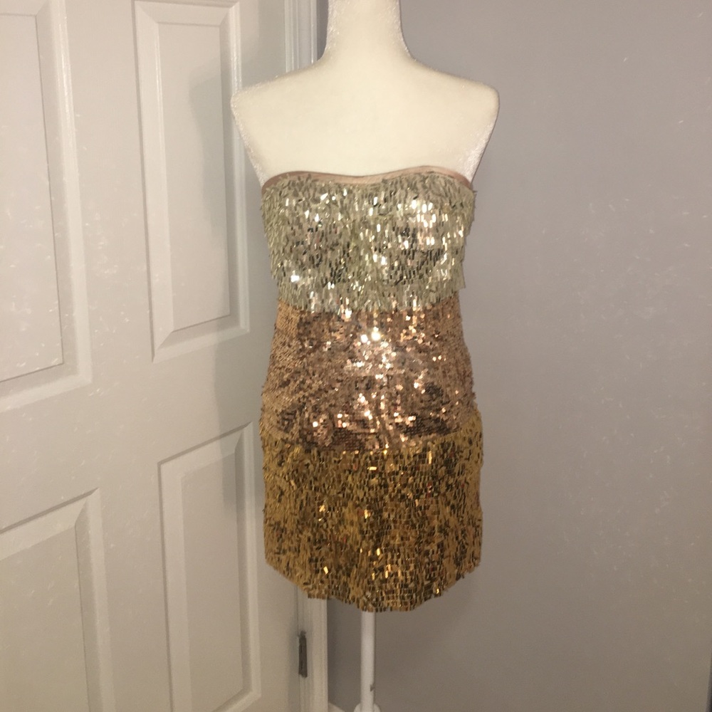 Bebe Sequin mini dress