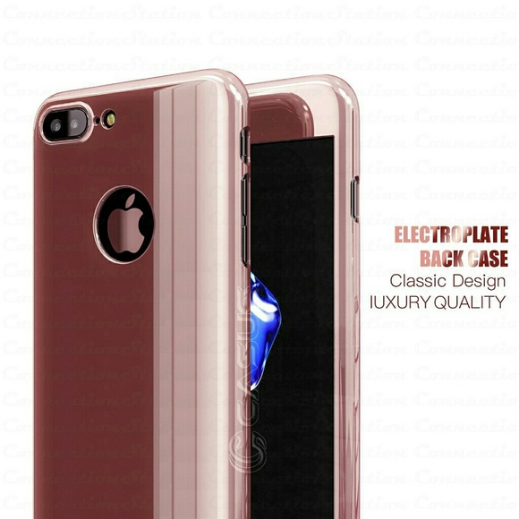 iPhone 7/7 Plus Slim Temper Glass Full Cover Case - Picture 6 of 7