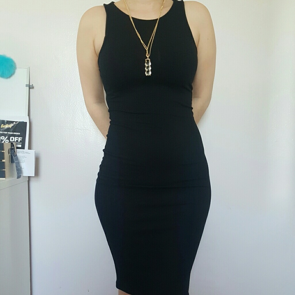 Ribbed Tank Dress