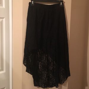 High-low skirt