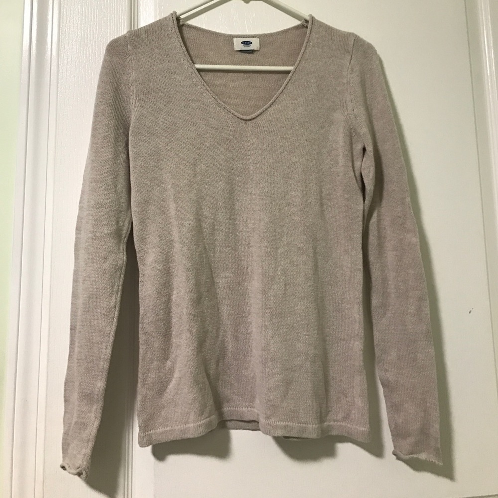 Old Navy Beige Long Sleeve