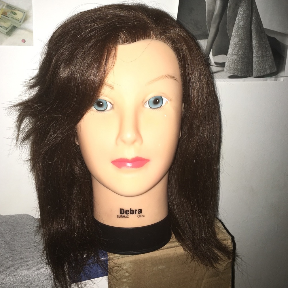 100% Human Hair Mannequin Head