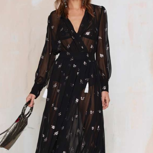 Nasty Gal Sheer Dress - Picture 4 of 8