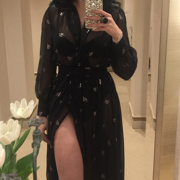 Nasty Gal Sheer Dress - Picture 2 of 8