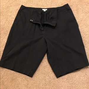 Navy J. Jill Walking Shorts, sz 14