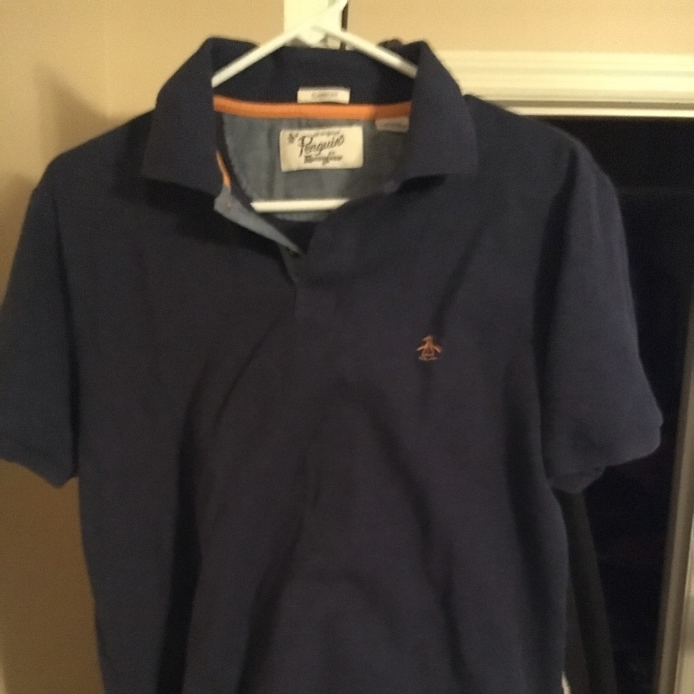 Original Penguin polo. Evening blue.