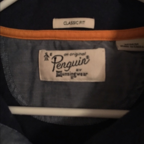 Original Penguin polo. Evening blue. - Picture 3 of 3