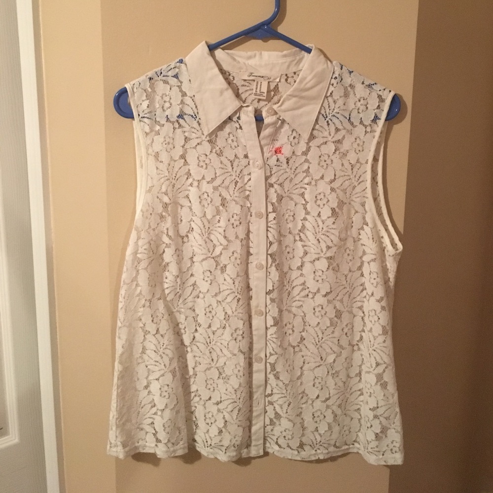 White button up