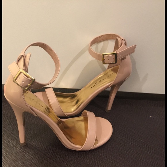 Madden Girl Nude heels sz7 - Picture 1 of 4