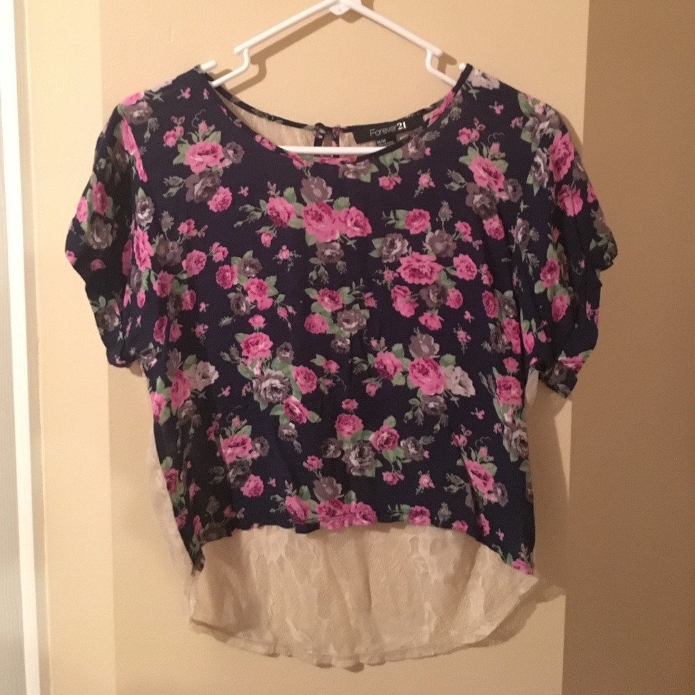 Light weight floral shirt