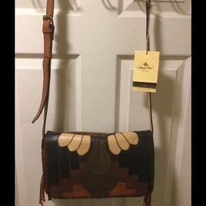 Patricia Nash Tivoli Patchwork Leather Crossbody