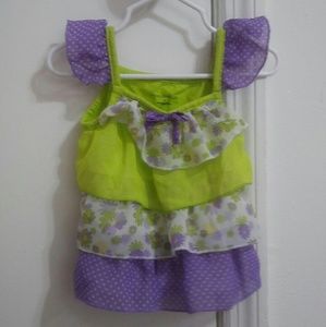 Toddler Girl's floral outfit