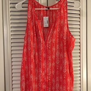 New with tag tribal print tank top