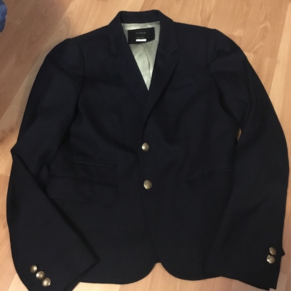 J. Crew Jackets & Blazers - J Crew Navy Blue SchoolBoy Jacket w Gold Buttons