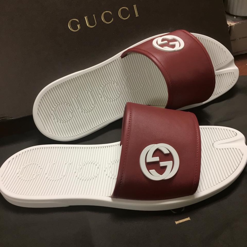 Gucci Flip Flops Slides.