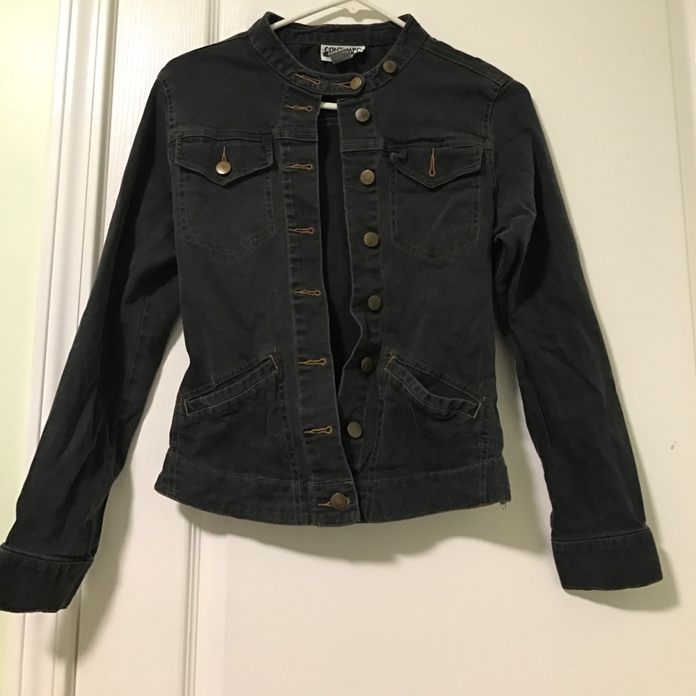 Vintage Dark Denim Jacket