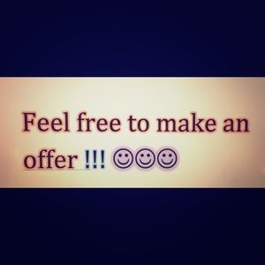 Feel free to make an offer!!!