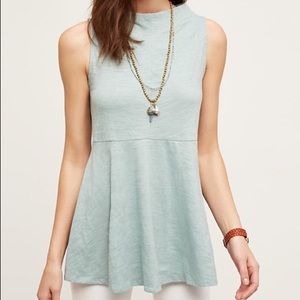 Anthropologie Mockneck Sway Tank
