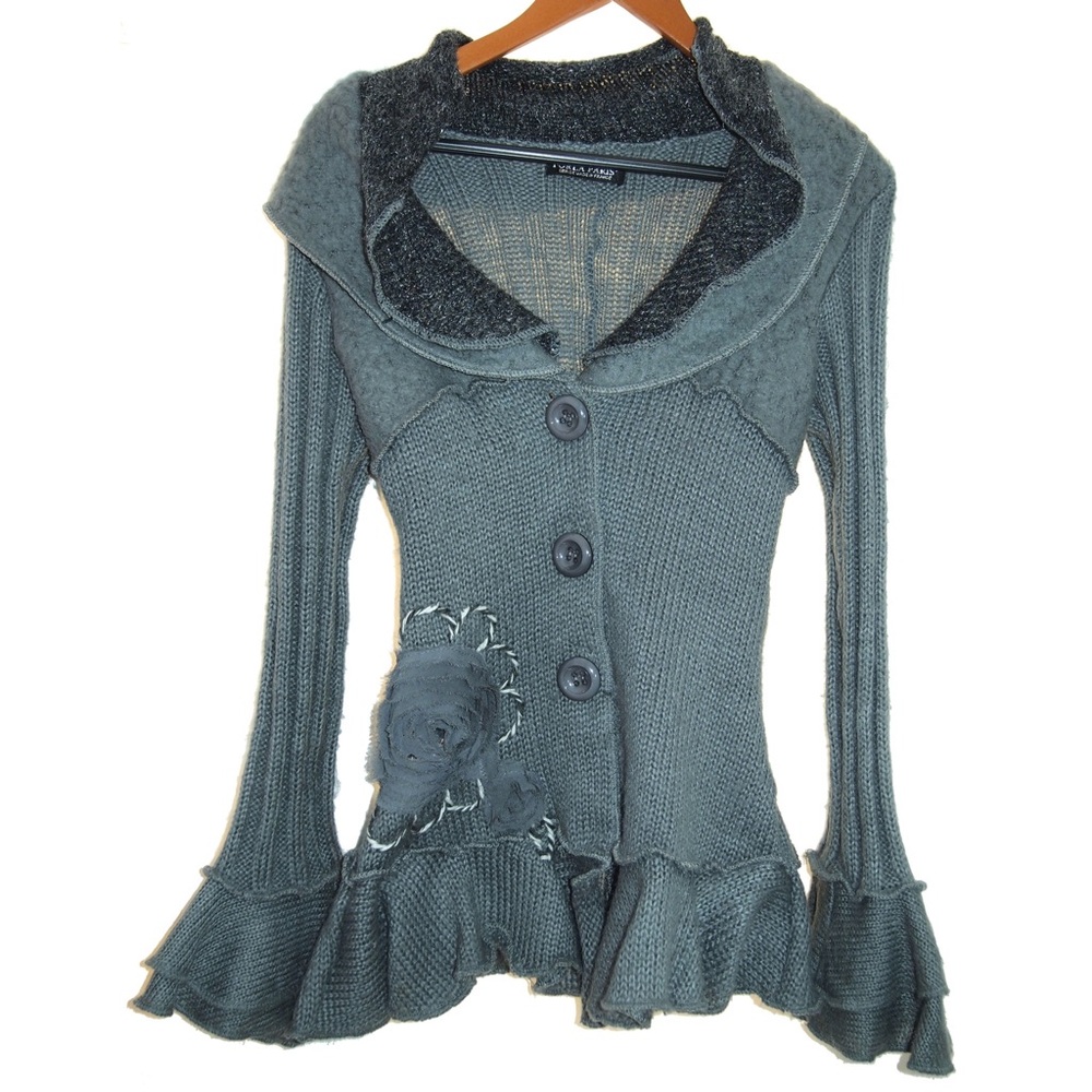Unique, artsy Forla Paris Sweater, EXCELLENT!