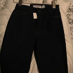 American apparel stretch denim pencil pant