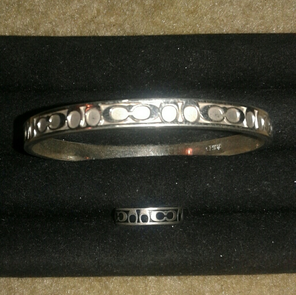Coach bracelet and ring!!