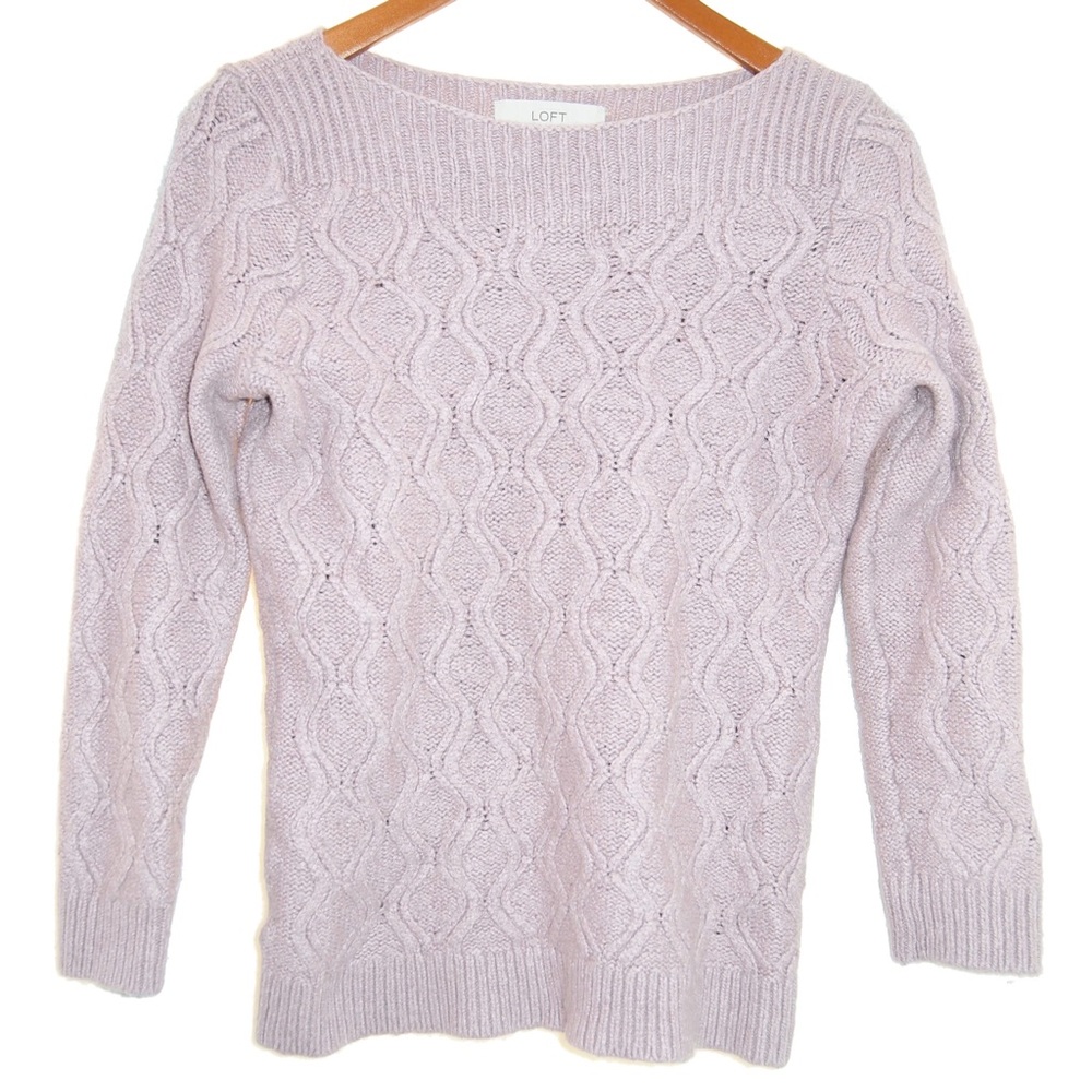 Wool/Rabbit Fur Blend Pink Sweater, EXCELLENT!