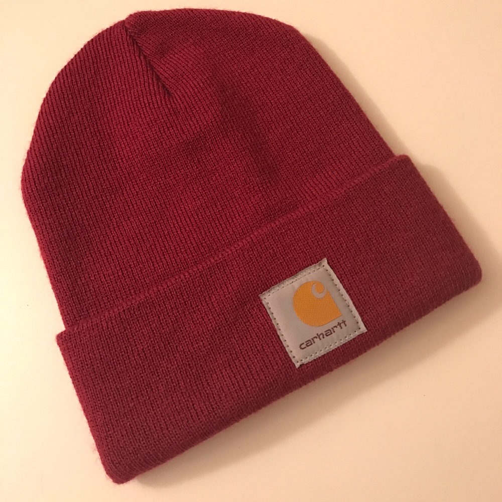 NEW Carhartt Acrylic Watch Hat Beanie (Port)