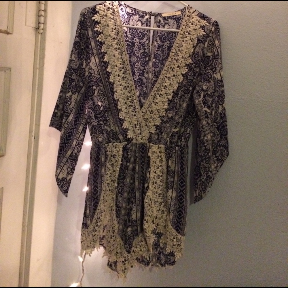 Super cute bell sleeve romper