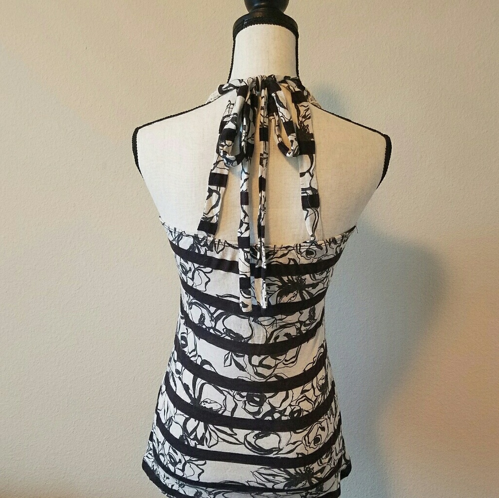 Stripped Halter Top - Picture 3 of 4