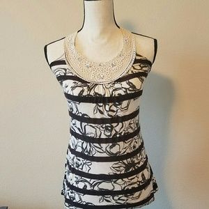 Stripped Halter Top