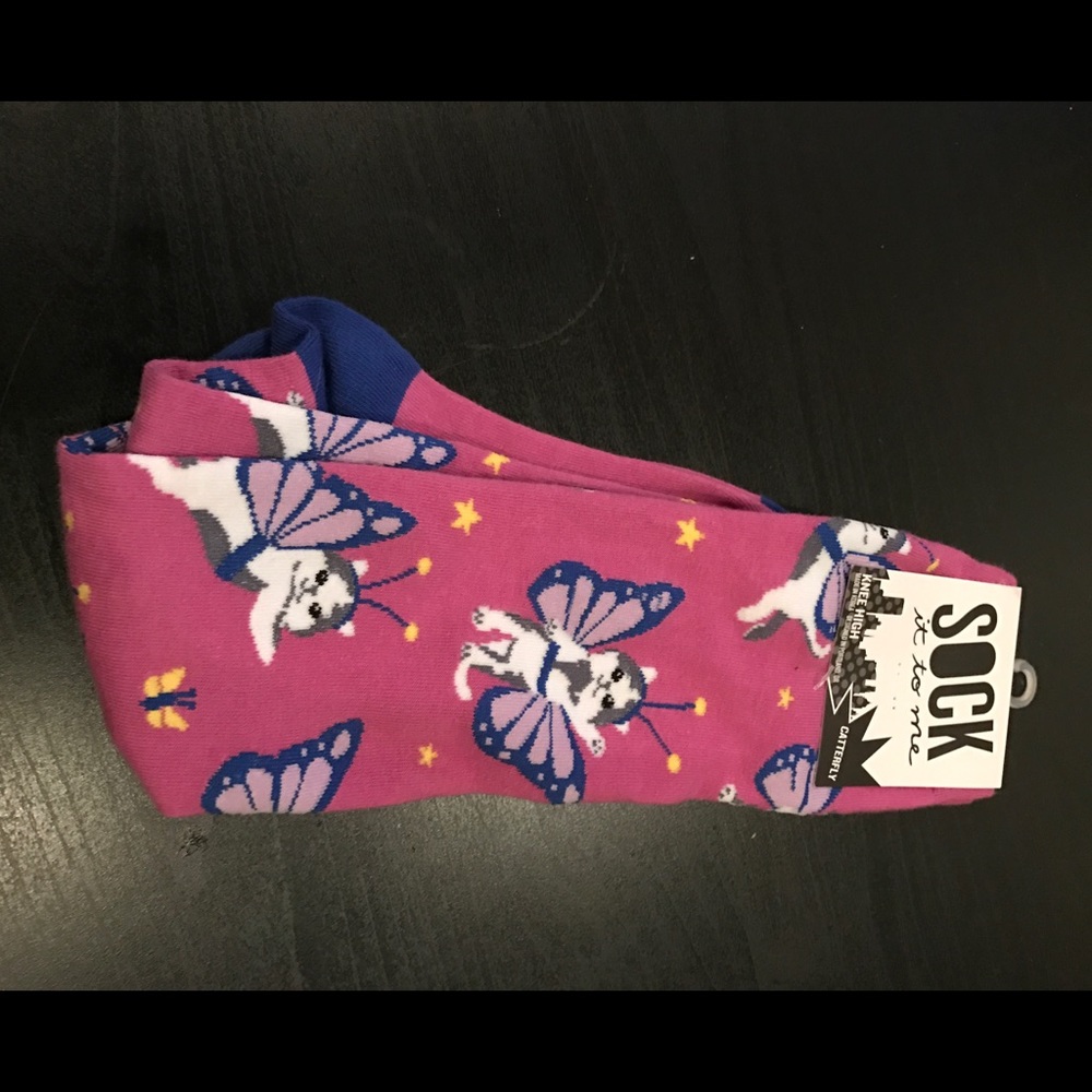 Caterfly knee high socks!