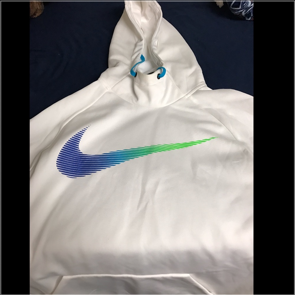Nike white hoodie size Large
