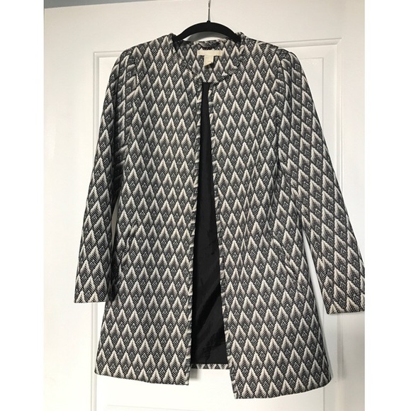 Gray Diamond Long Coat - Picture 1 of 3