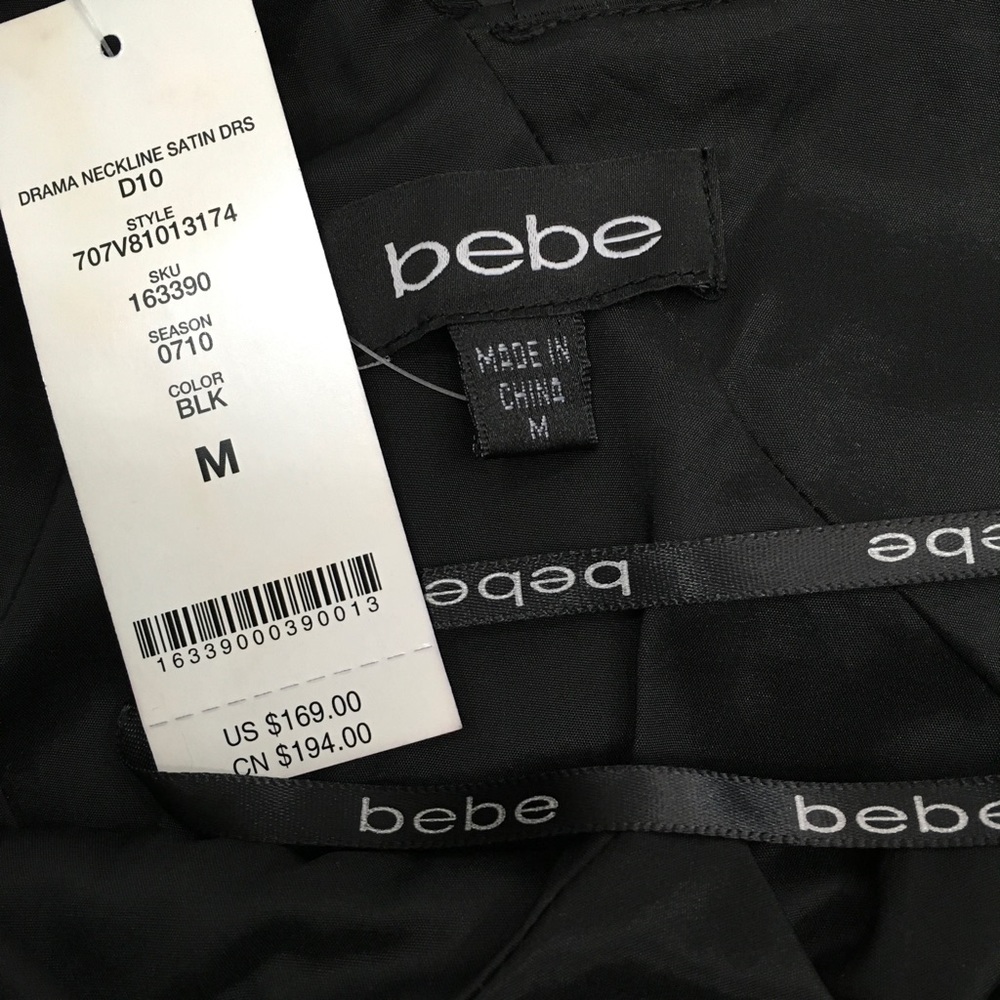 ❗️SOLD❗️🖤Bebe Dress🖤 - Picture 4 of 5