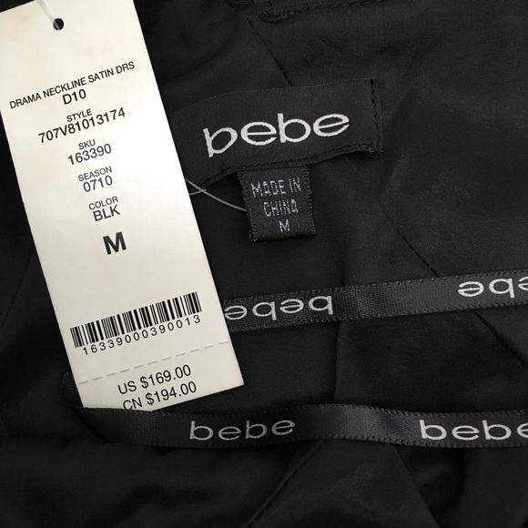 ❗️SOLD❗️🖤Bebe Dress🖤 - Picture 4 of 5