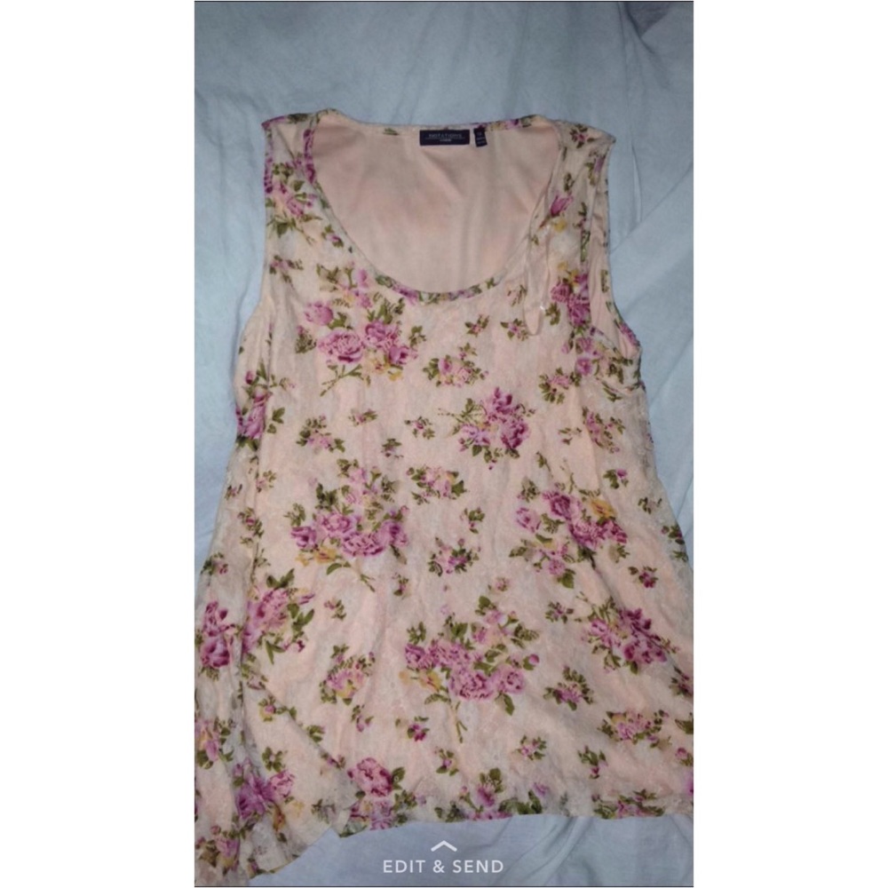 Woman's Floral blouse/tank top