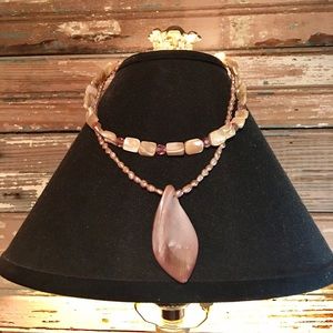 Beautiful Pink Pearl Necklace