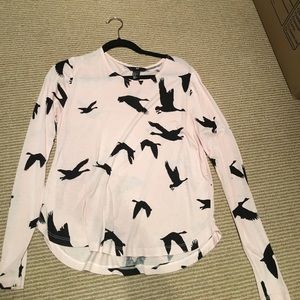 Pink long sleeve top