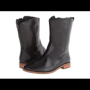 New Jack Rogers Carly scalloped boot size 8.5