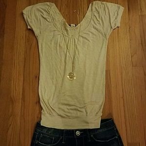 Dressy cream top