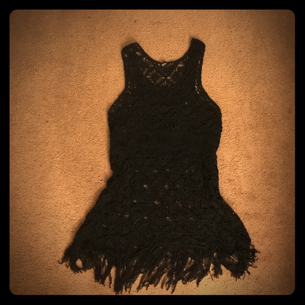 Festival top beach cover up
