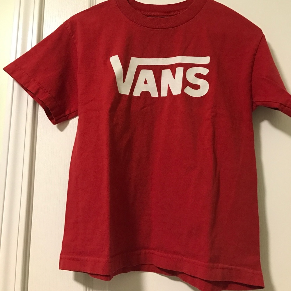 Red Vans Tee