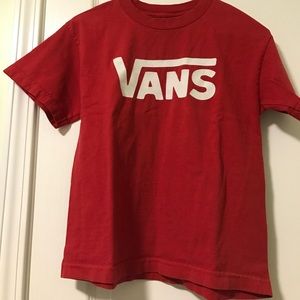 Red Vans Tee