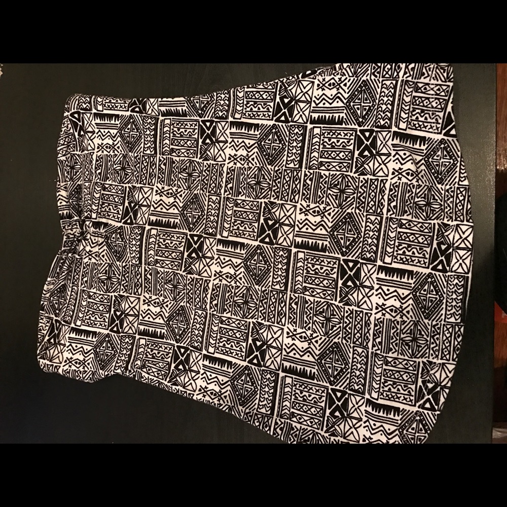 Tribal print tube top