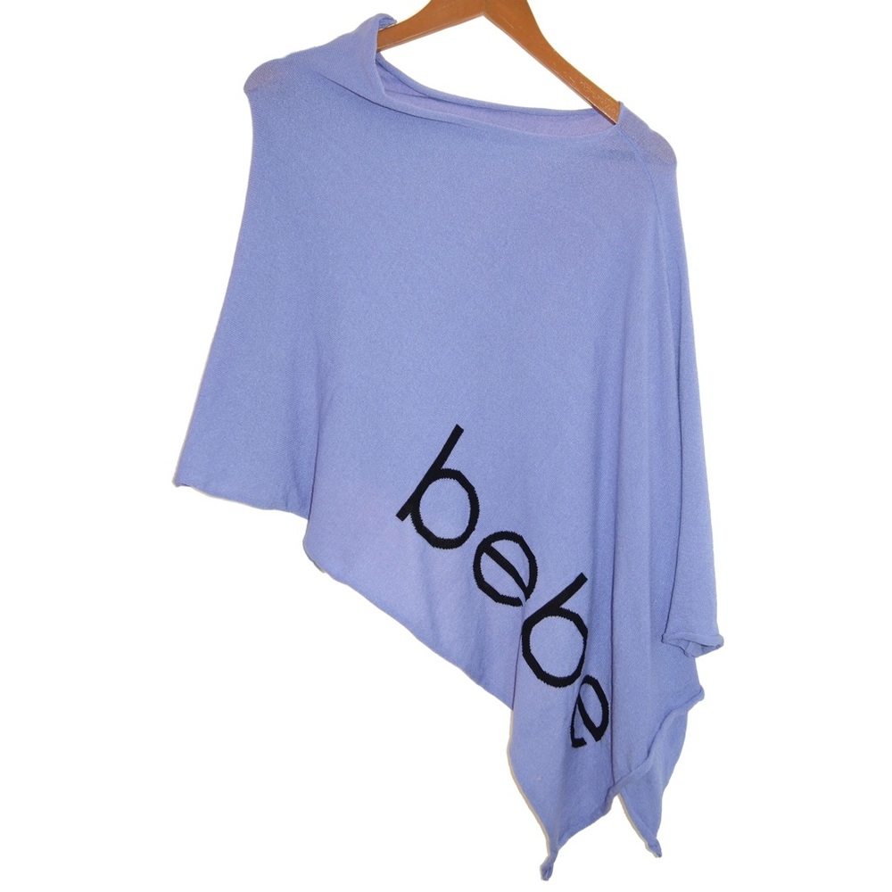 Bebe Purple Poncho, EXCELLENT condition!