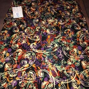 LuLaRoe Cassie FUN Summer Print size XL Awesome!