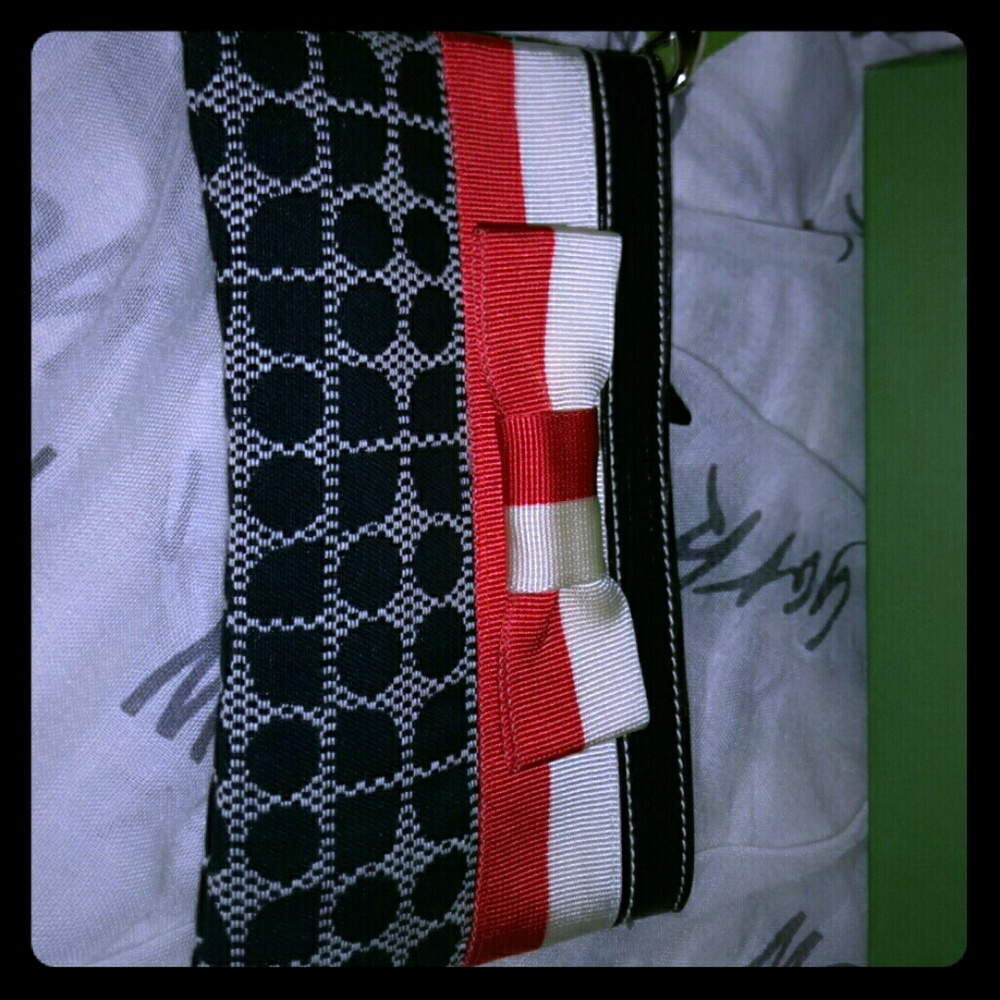 Kate Spade Classic Navy Clutch