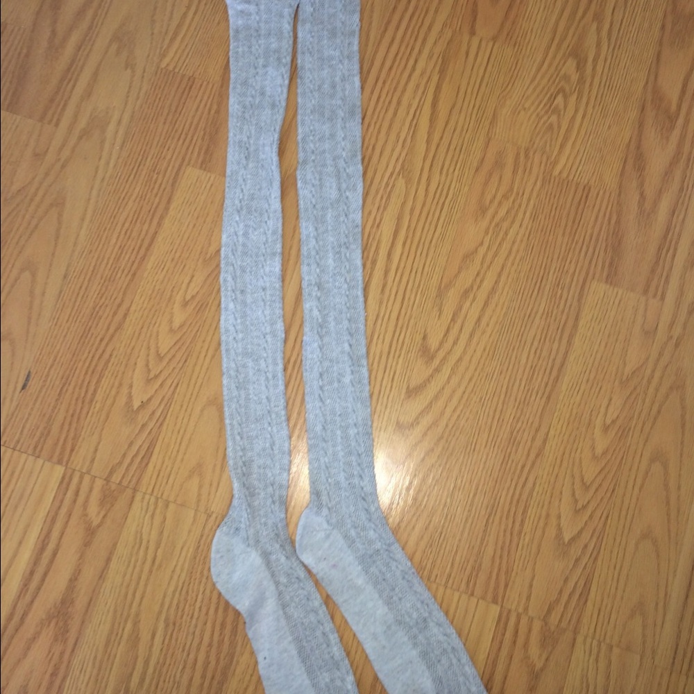 knit over the knee socks