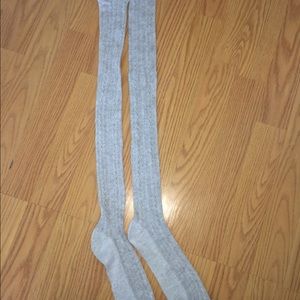 knit over the knee socks