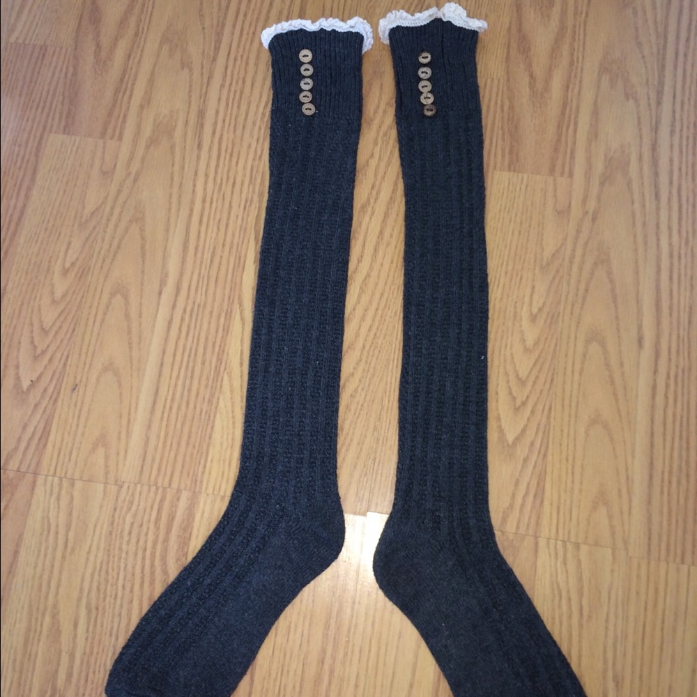 knit over the knee socks